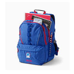 Robuste Schul-Rucksäcke mit Monogramm für Kinder