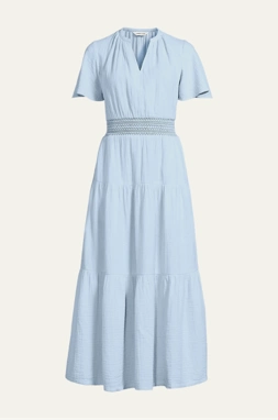 Musselin-Maxikleid