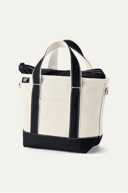Kleine Canvastasche mit Zipper