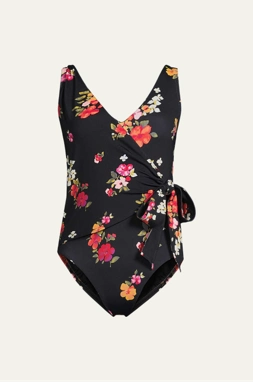 Lands' End - Badeanzug mit Bindeband