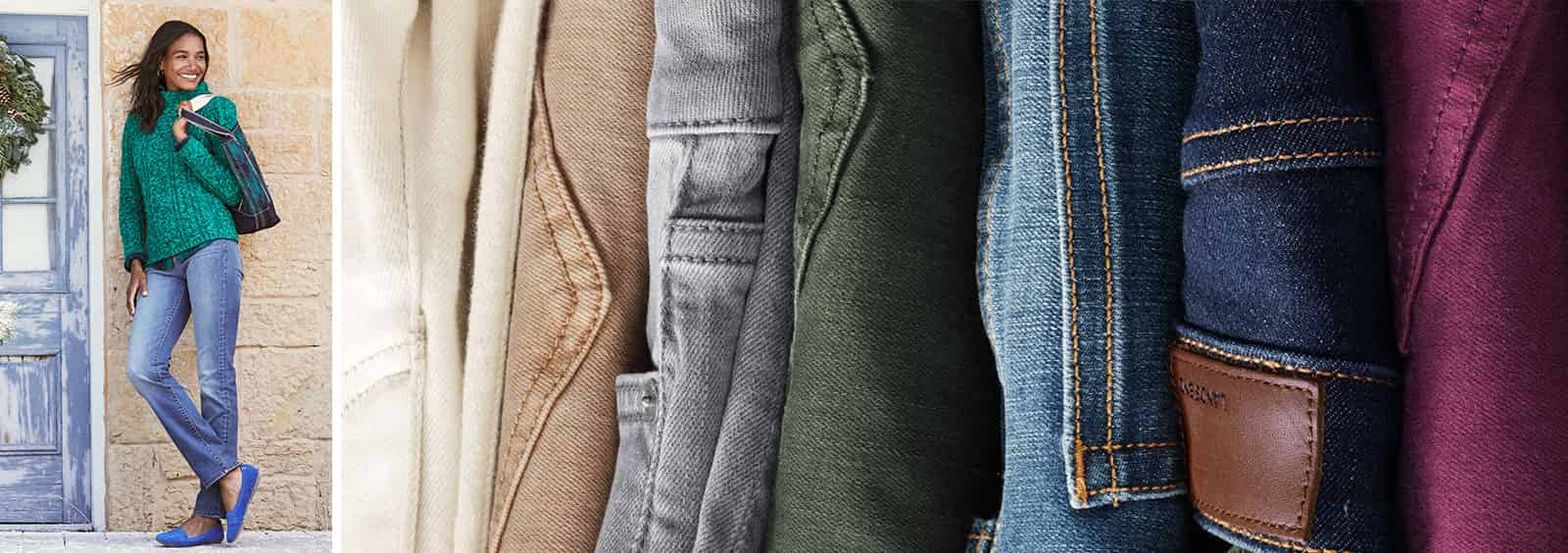 Wie Sie die perfekte Mid-Rise Straight Jeans finden