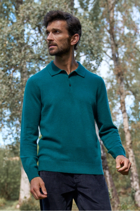 Kaschmir-Polopullover
