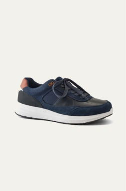 Veloursleder/Leder-Sneaker